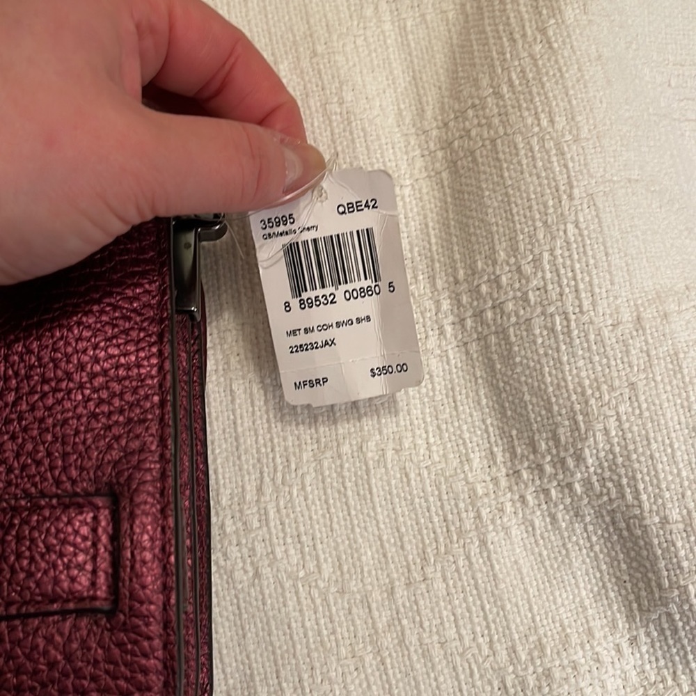 COACH--swagger small shoulder bag-NWT- 35995 - Picture 6 of 13